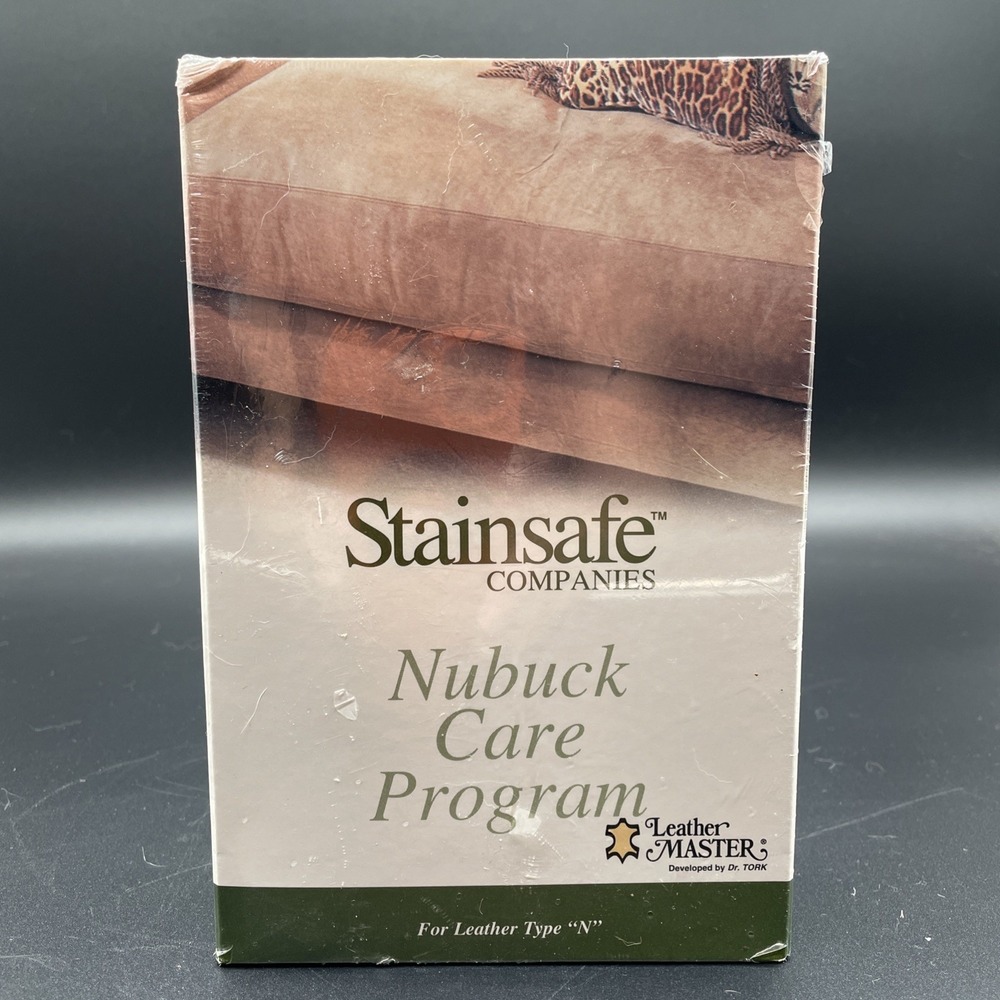 Brand New Stainsafe Nubuck Leather Care Protection Program Leather Master NIB